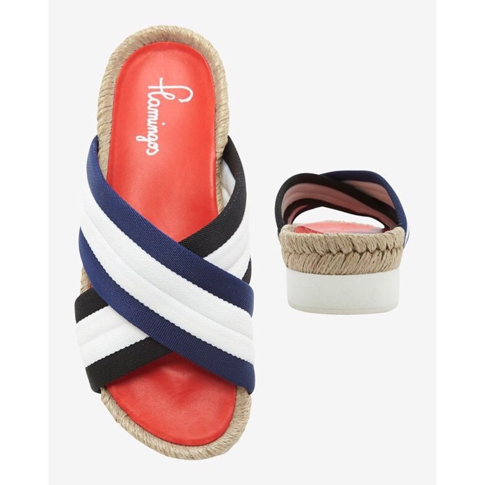 Flamingos Malabar Fabric Espadrille Sandals